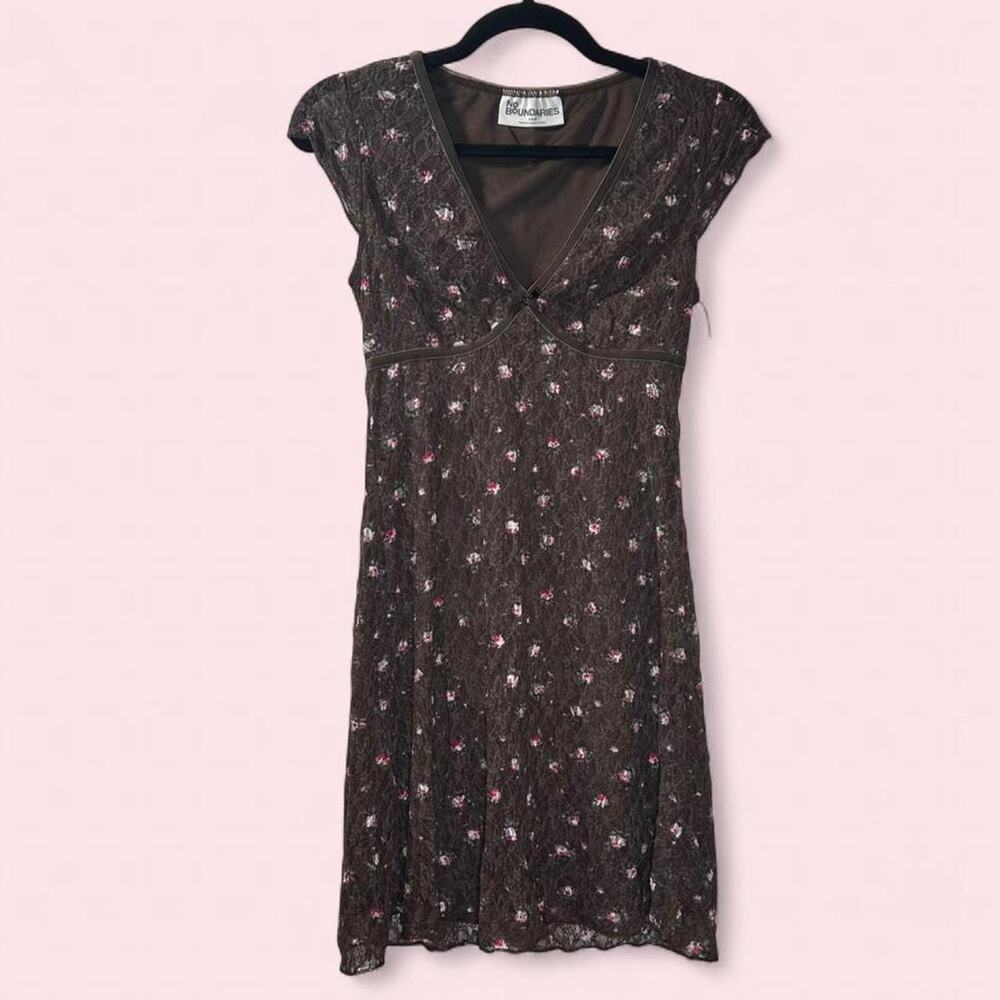 NWT Floral Y2K Style Sz S Faircore Dress Whimsygoth Cottagecore